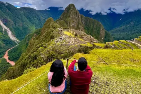 Circuit panoramique du Machu Picchu 1 Machu Picchu Circuit 1 Panoramic upper terrace entrance ticket view