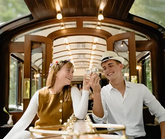 Pisco-Erlebnis im Vistadome-Aussichtszug